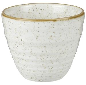 Churchill Ripple Chip mugg Stonecast Barley White; 28cl, 9.5x8.3 cm (ØxH); Vit/Brun; Rund; 12 Styck / Förpackning