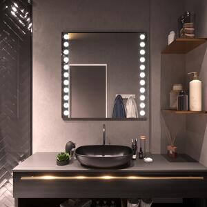 Spegel med LED-belysning M14 premium