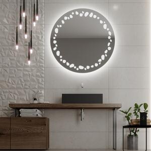 Rund spegel med LED-belysning C7