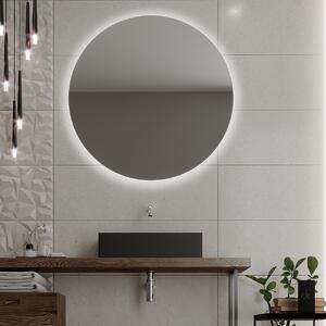 Rund spegel med LED-belysning C3