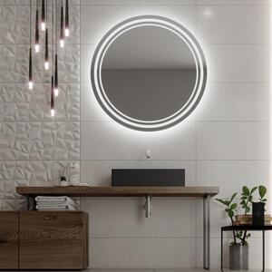 Rund spegel med LED-belysning C5