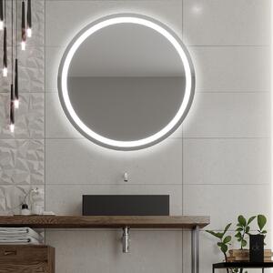Rund spegel med LED-belysning C4