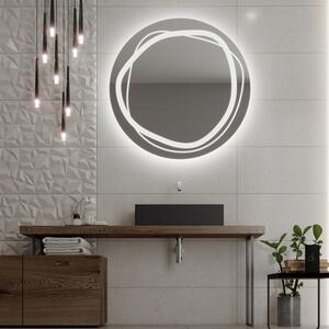 Rund spegel med LED-belysning C9