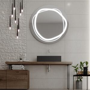 Rund spegel med LED-belysning C9 premium