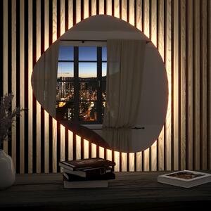 Organisk spegel med LED-belysning A22