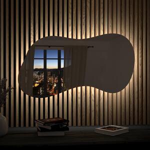 Organisk spegel med LED-belysning A25