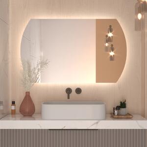 Atypisk spegel med LED-belysning A4