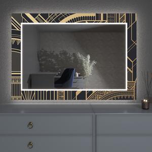 LED-spegel med dekor D21