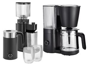 ZWILLING Set med 3 kaffemaskiner och kaffeglas, svart