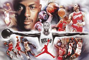 Poster, Affisch Michael Jordan - collage