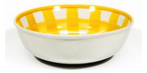 Compote bowl Lada vit gul