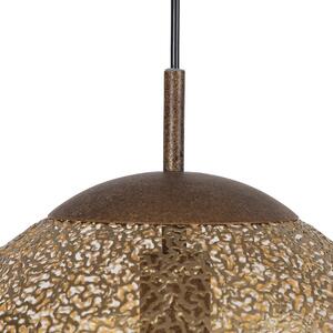 Landsbygdens hängande lampa rostbrun 30 cm - Kreta