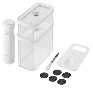 ZWILLING Fresh & Save CUBE Vakuum Startset, M / 5-st, transparent-vit