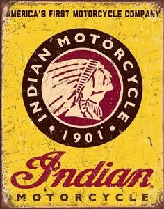 Metallskylt INDIAN MOTORCYCLES - Since 1901