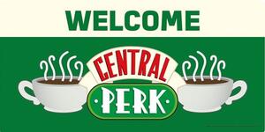 Metallskylt Vänner - Welcome to Central Perk