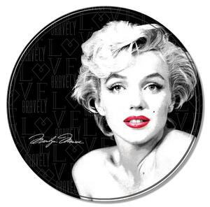 Metallskylt Marilyn Monroe - Round