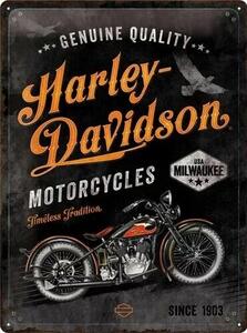 Metallskylt Harley-Davidson - Timeless Tradition