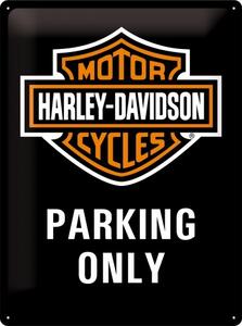 Metallskylt Harley Davidson - Parking Only