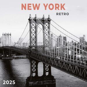 Kalender 2025 New York Retro