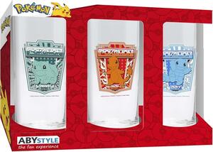 Glas Pokemon - Kanto Starter's