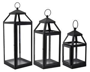 Eglo 422078 - KIT 3x Lantern DAPITAN svart