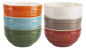 Staub Ceramique Skålset Regnbåge 6-st