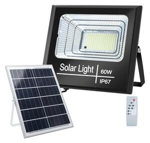 Aigostar - LED Dimbar solcellstrålkastare LED/60W/3,2V IP67 + RC