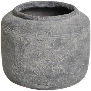 Rustik keramikkruka 29 cm - Grå - Vaser & krukor, Inredningsdetaljer