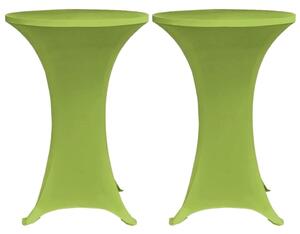 Elastiskt bordsöverdrag 2 st 60 cm grön