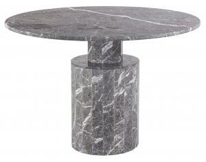 Pegani runt matbord i grå marmor - Ø110 cm