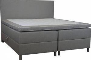 Accent boxbed säng med förvaring - 160 x 200 cm - Beige