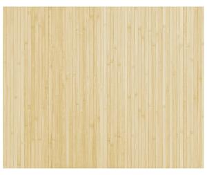 Matta rektangulär ljus naturlig 80x100 cm bambu