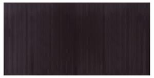 Matta rektangulär mörkbrun 100x200 cm bambu