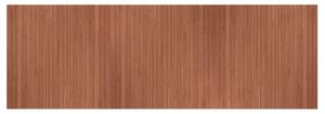 Matta rektangulär brun 100x300 cm bambu