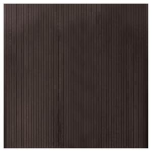 Matta rektangulär mörkbrun 100x100 cm bambu