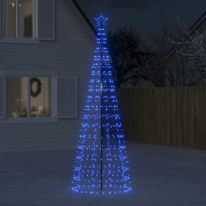 Julgransbelysning med markspett 570 LEDs blå 300 cm