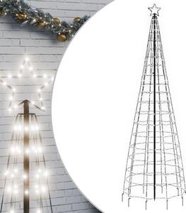 Julgransbelysning med markspett 570 LEDs kallvitt 300 cm