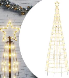 Julgransbelysning med markspett 570 LEDs varmvit 300 cm
