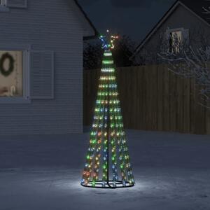 Julgranskon 275 LEDs färgglad 180 cm