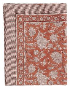 Duk Indian Rose 150x230 terracotta linne