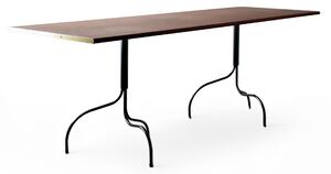 Ingridsdotter - Liv långbord läderklädd skiva - Matbord - Jonas Bohlin - Träfärgad - Läder/Metall
