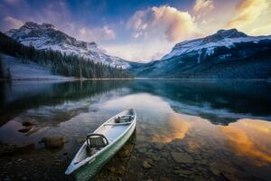 Fotografi First Snow Emerald Lake, Yongnan Li