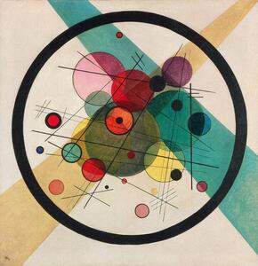 Bildreproduktion Circles in a Circle, Wassily Kandinsky