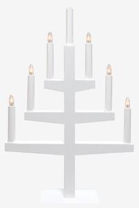 Star Trading - Ljusstake Trapp 7 - Vit - Adventsljusstakar - Från Homeroom