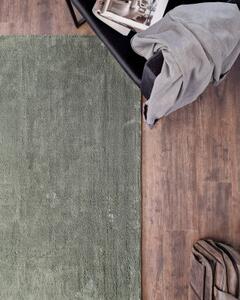 Soft smaragdgrön - maskinvävd matta