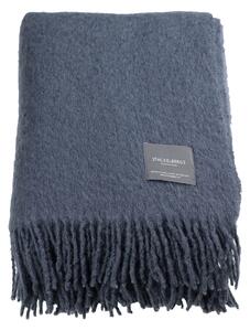 Mohairpläd - 150x140cm - Blå