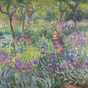 Bildreproduktion The Garden in Giverny, Claude Monet