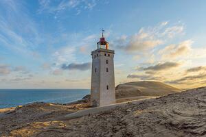 Fotografi Lighthouse and Dune, Rubjerg Knude, Raimund Linke