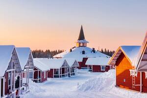Fotografi Santa Claus village in Rovaniemi, Finland, maydays