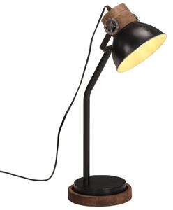 Skrivbordslampa 25 W svart 18x18x60 cm E27